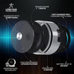 Long Run Technologies Dual Bluetooth Speakers - Wireless Stereo Pair with Unlimited Multi-Speaker Pairing