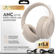Long Run Technologies Active Noise Cancelling Headphones - Wireless Over-Ear with 100H Battery & Hi-Res Audio