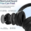 Long Run Technologies Active Noise Cancelling Headphones - Wireless Over-Ear with 100H Battery & Hi-Res Audio