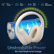 Long Run Technologies Active Noise Cancelling Headphones - Wireless Over-Ear with 100H Battery & Hi-Res Audio