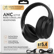 Long Run Technologies Active Noise Cancelling Headphones - Wireless Over-Ear with 100H Battery & Hi-Res Audio