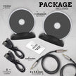 Long Run Technologies Dual Bluetooth Speakers - Wireless Stereo Pair with Unlimited Multi-Speaker Pairing